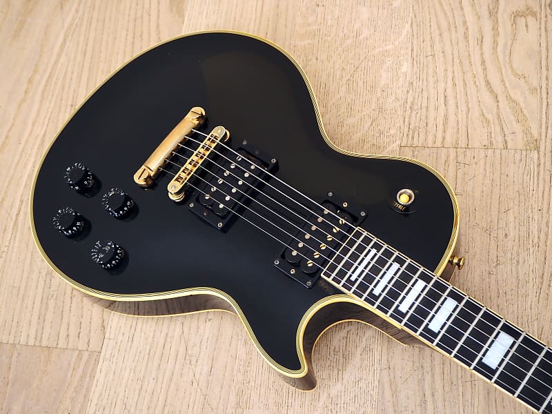 1991 Orville by Gibson Les Paul Custom Black Beauty Guitar