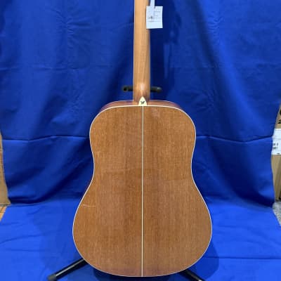 Washburn WD7S Harvest Series Solid Spruce Top Dreadnought Natural image 4