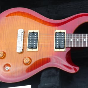 1993 Paul Reed Smith PRS Custom 22 Cherry Sunburst Hard Tail Sweet Switch Guitar With OHSC image 1