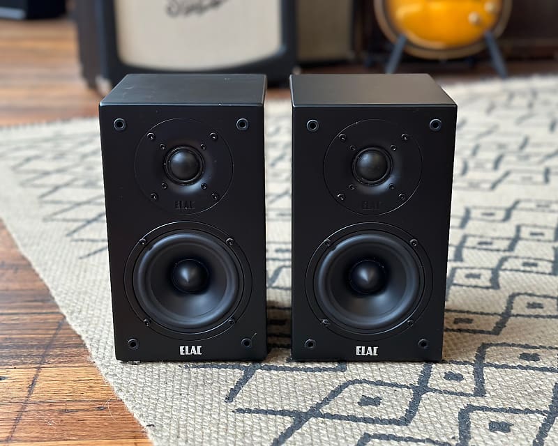 Elac BS72 2 Way Bookshelf Speakers | Reverb