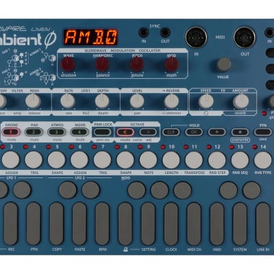 Sonicware Liven Ambient Ø Soundscape Synthesizer | Reverb
