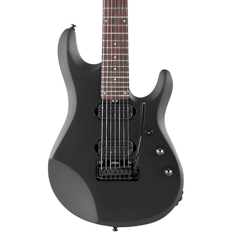 Sterling by Music Man John Petrucci JP70 7-String Electric Guitar Stealth Black image 1