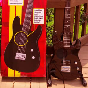Mini guitar built in speaker discount