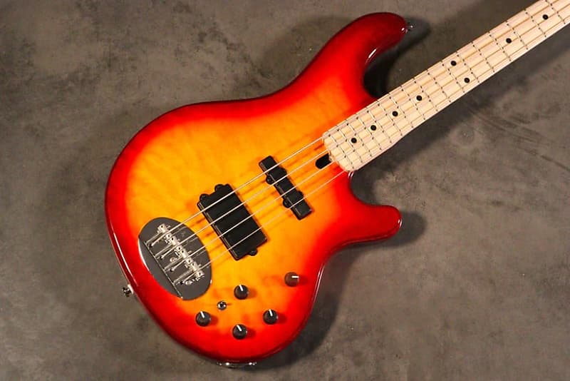 Lakland Skyline 44-02 Deluxe 2023 - Cherry Burst image 1