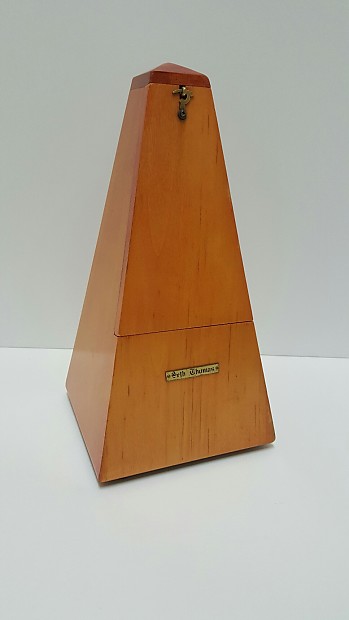 Seth Thomas Metronome #7 1959 Vintage Honey Maple