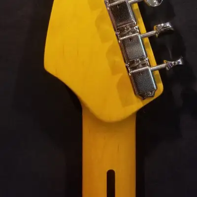 Custom Fender Squier Stratocaster Gilmour Black Strat Inspired with Nitro Neck USA Pickups image 6