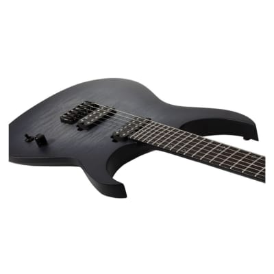 Schecter KM-6 MK-III Keith Merrow Legacy 6-String Right-Handed Electric Guitar with Ebony Fretboard and Ultra-Thin ‘C’ Neck (Transparent Black Burst) image 2