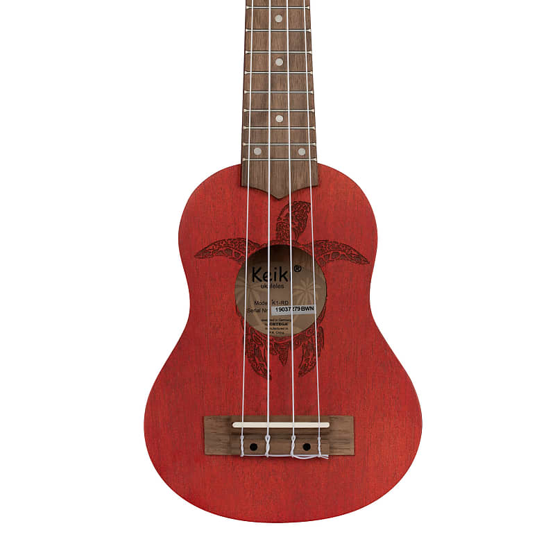 Ortega Keiki Designer Series Ukulele Sopranino Fire Red K1-RD