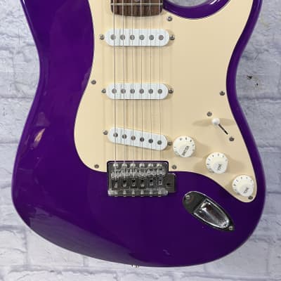 Squier by Fender Standard Fat Strat HSS Satin Walnut Electric | Reverb