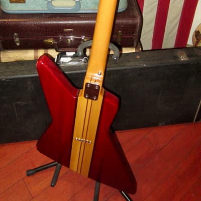 1982 Harmony Marquis Explorer Red and Natural w/ Original Hard Case image 6