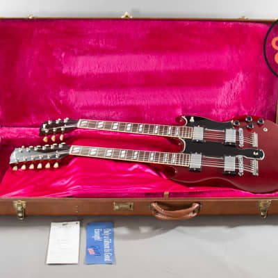 1992 Gibson EDS-1275 Sg Double Neck Electric Guitar Cherry for sale