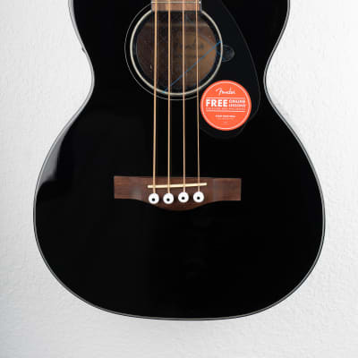 Fender CB-60SCE Acoustic-Electric Bass - Black image 2