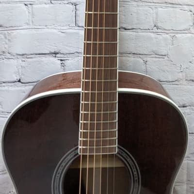 D'Angelico DAEOMXTWALGP Tammany XT Orchestra Acoustic Guitar - Walnut Stain Finish image 7