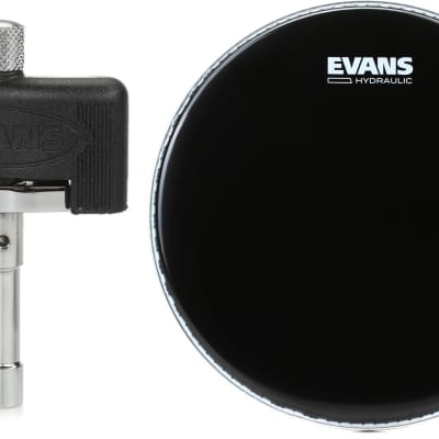 Evans Torque Key Drum Tuning Key  Bundle with Evans Hydraulic Black Drumhead - 12 inch image 1