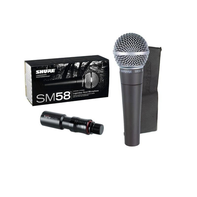 Shure UHF SM-58 Vocal Artist » Acheter maintenant dans la boutique DJ du  Recordcase