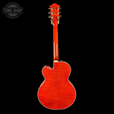 Mint Gretsch G6120TGFM Players Edition Nashville Orange Stain w/case image 9
