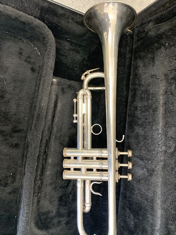 Benge 3x custom built resno tempered silver trumpet Los Angeles 35xxx nice