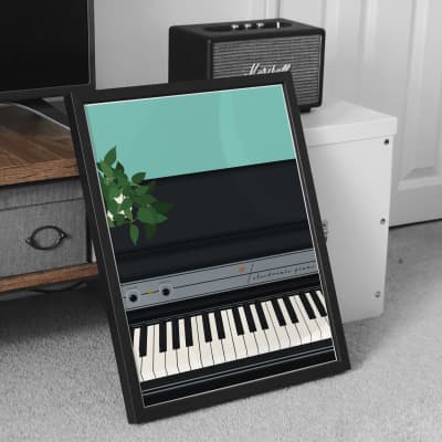 Wurlitzer Keys Gicl e Print Gift For Musician Piano Keyboard