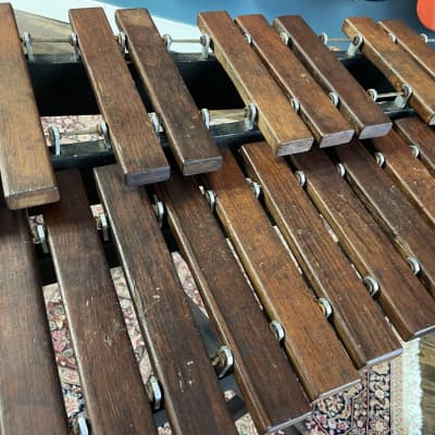 Vintage Musser Model 40 Marimba 2.5 Octave Rosewood Bars Keys Ludwig Deagan - See Video! image 7