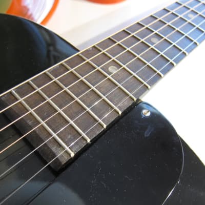 Harmony Monterey Archtop Acoustic Guitar All Original USA Circa-1959-Red Black Sunburst image 15