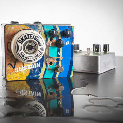 Tone for Change Limited Edition "Skatedeck" Fuzz Pedal for Skateistan Charity image 1