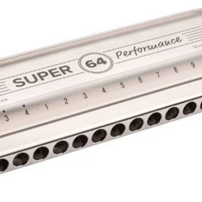 Hohner 7582/64 Super 64 Chromatic Harmonica | Reverb