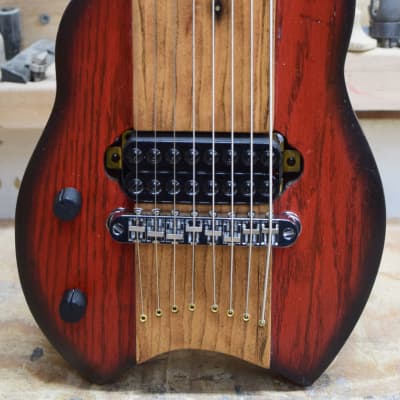 Left Handed - 8-String - Cherry Red Burst - Lap Steel Guitar - Satin Relic Finish - USA Made - C13th Tuning image 2