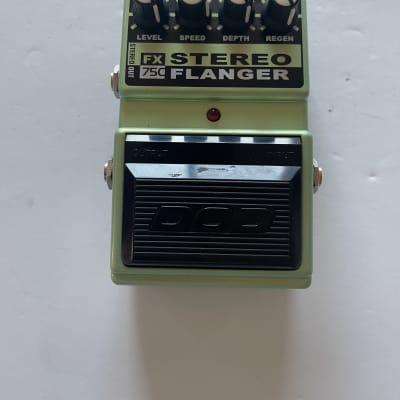 DOD Digitech FX75C Stereo Analog Flanger Rare Vintage Guitar Effect Pedal for sale
