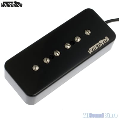 Wilkinson MW90 P90 Soapbar Pickup for LP/SG/ES - Bridge, BLACK