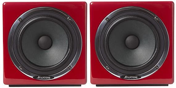 Avantone Active Mixcubes Anniversary Powered Studio Monitor Red Pair image 1