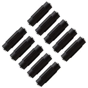 Seismic Audio SAPT120-10PACK 1/8" Female to 1/8" Female Cable Coupler Adapters (10-Pack)