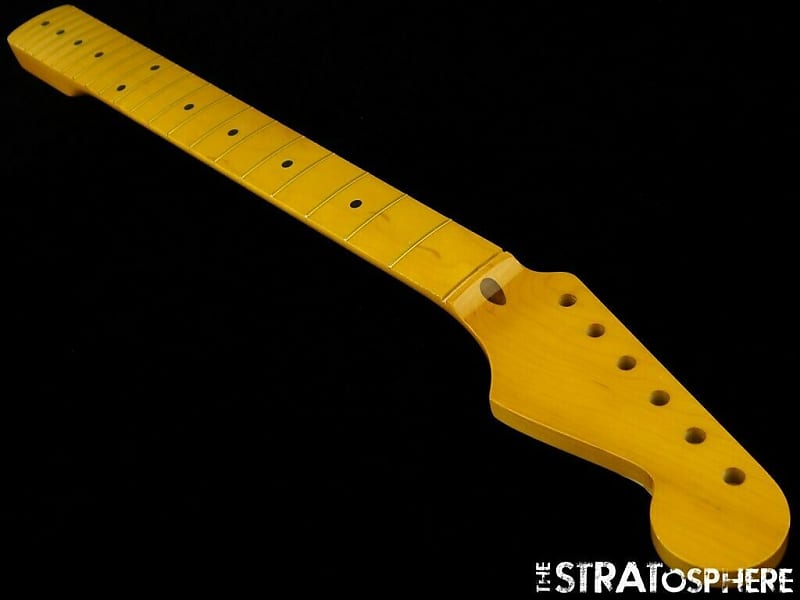 NEW Fender Lic Allparts "C" Stratocaster NECK Strat Maple Vint Tint NITRO SMNF-C image 1