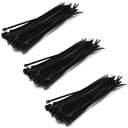 Seismic Audio - Three Pack of Zip Ties - 8 Inches (Packs of 50) Cable Organize