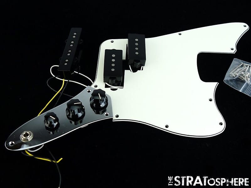 Fender Player Jaguar Bass LOADED PICKGUARD with Alnico 5 P & Reverb