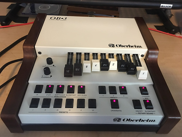 Oberheim OB3 Drawbar Organ Expander Module Like New OB-3 Oberheim OB3 Drawbar Organ Expander Module Like New OB-3