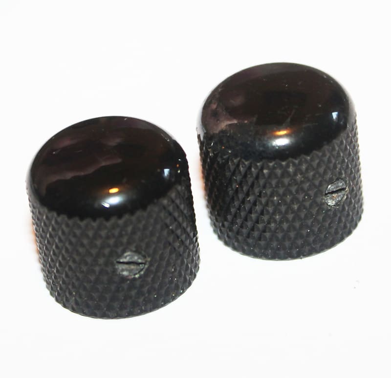 Metal Knurled Dome Control Knobs for Tele, Jackson, etc | Reverb