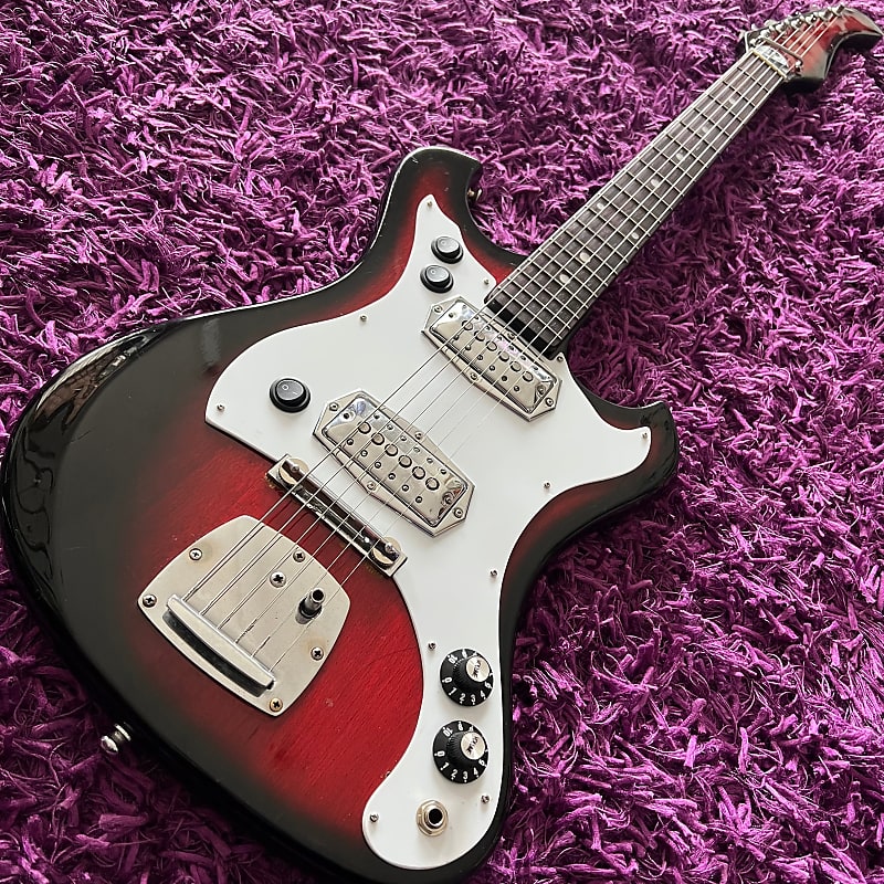Teisco/Guyatone 60s Bizarre Offset Electric Guitar (MIJ) Reverb