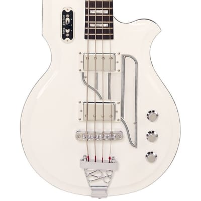 Airline Map Bass Tone Chambered Mahogany Body Bolt-On Bound Maple Neck 4-String Electric Bass Guitar image 7