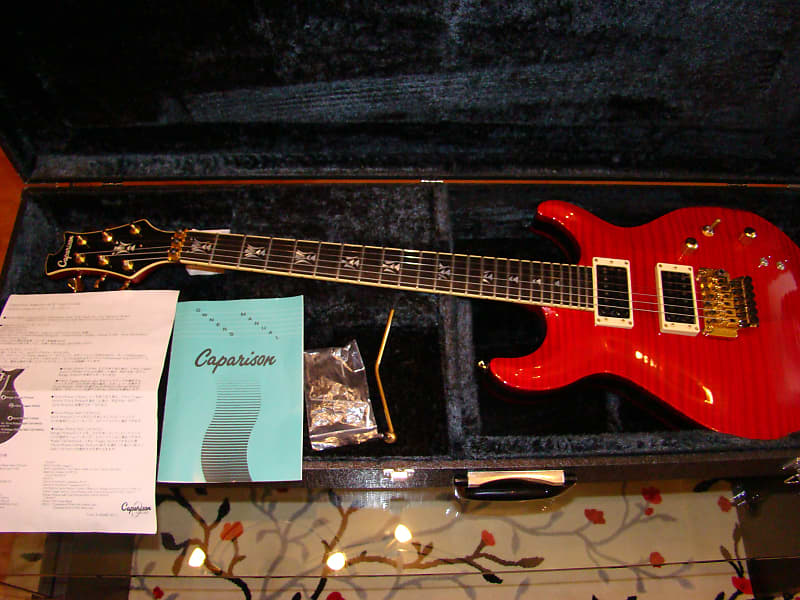 【楽ギフ_包装】 SE Caparison Angelus Reverb | red signature Ace ギター
