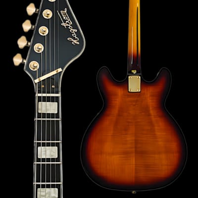 Hagstrom '67 Viking II Electric Guitar in Stunning Vintage Sunburst image 4