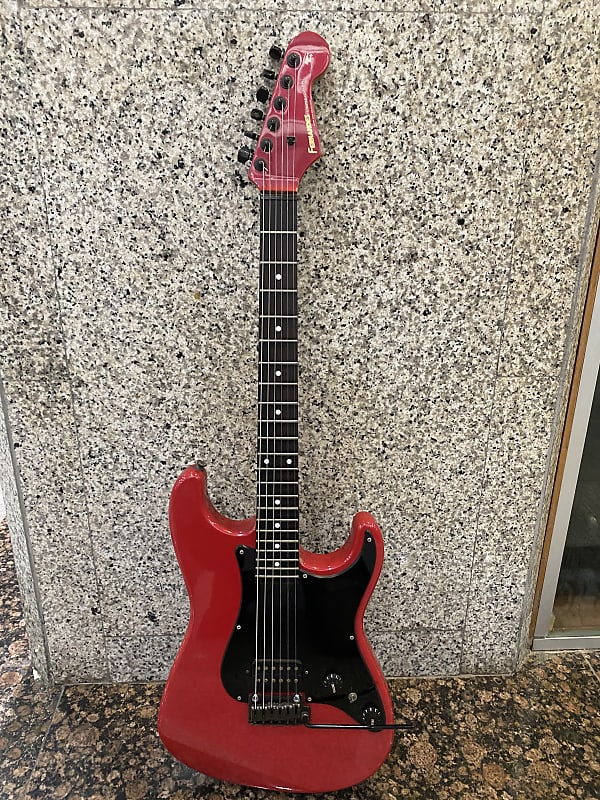 Fernandes 80's Red Allan Holdsworth Electric Guitar | Reverb