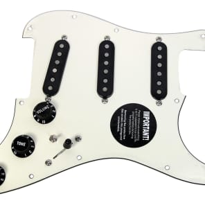 920D Custom Shop 15-15-13 Fender Custom Shop Texas Special Loaded Strat Pickguard w/ 7-Way Switching