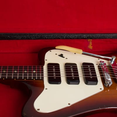 Gibson Firebird III Solid Body Electric Guitar (1966), ser. #551437, original black tolex hard shell case. image 20