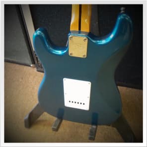 SX Custom Handmade VTG Series Stratocaster Metallic Blue w/gig bag & upgraded pups image 10