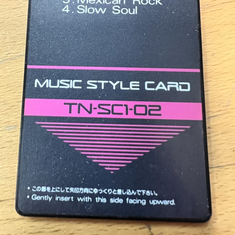 Roland TN-SC1-09 Japanese Pops Style Card | Reverb Canada