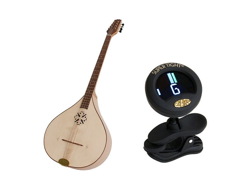 Roosebeck BZIRSN Standard Irish Bouzouki w/Gig Bag & ClipOn Reverb