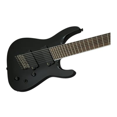 Jackson X Series Soloist Arch Top SLAT8 MS 8-String Electric Guitar with Laurel Fingerboard and Poplar Body (Right-Handed, Gloss Black) image 8