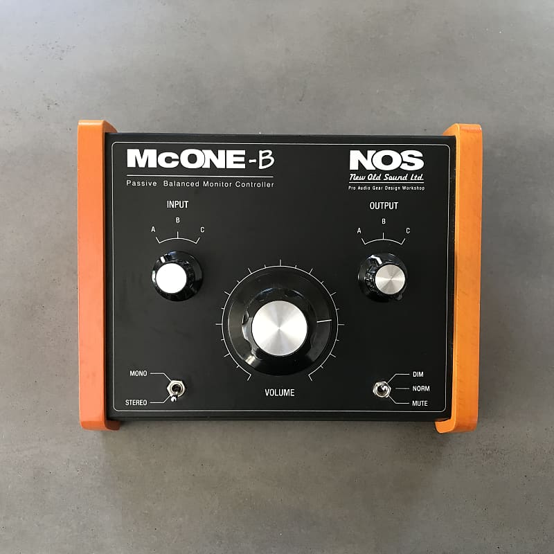 NOS New Old Sound LTD McOne B Passive Balanced Monitor Reverb UK