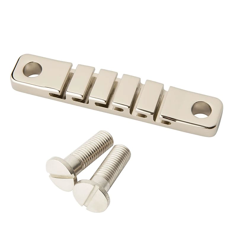 PRS Two Piece Bridge Tail Piece w/Studs Nickel 107295:002 | Reverb