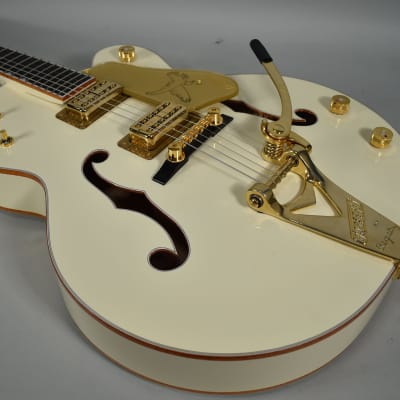 2020 Gretsch G6136T-59 White Falcon White Finish Electric Guitar w/OHSC image 9